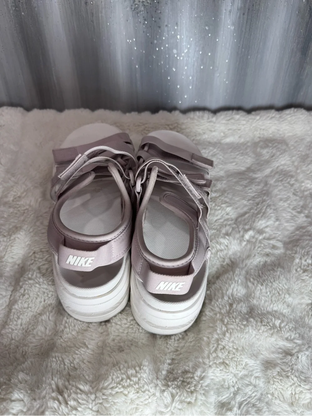 Nike Women’s Icon Classic Sandals in Platinum Violet - Picture 5 of 8